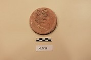 Ceramic Fragment, Earthenware; white slipped, slip-painted under a colorless glaze