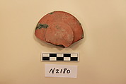 Ceramic Fragment, Earthenware; glazed