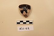 Ceramic Fragment, Earthenware; glazed