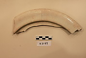 Ceramic Fragment, Earthenware; glazed