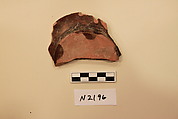 Ceramic Fragment, Earthenware; glazed