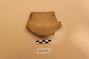 Ceramic Fragment, Stonepaste;  luster-painted on opaque white glaze