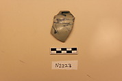 Ceramic Fragment, Porcelain; glazed and painted