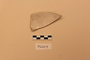 Ceramic Fragment, Porcelain; glazed