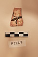 Ceramic Fragment, Stonepaste; painted under a colorless glaze