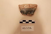 Ceramic Fragment, Stonepaste; glazed