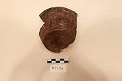 Ceramic Fragment, Earthenware; slip-painted under a colorless glaze
