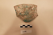 Ceramic Fragment, Stonepaste; glazed