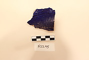 Ceramic Fragment, Stonepaste; incised and glazed