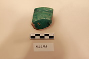 Ceramic Fragment, Earthenware; white slippped and glazed