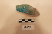 Ceramic Fragment, Stonepaste; glazed