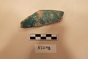 Ceramic Fragment, Stonepaste; glazed