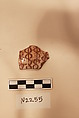 Ceramic Fragment, Stonepaste; luster-painted on an opaque white glaze