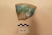 Fragment of a Bowl, Stonepaste; glazed