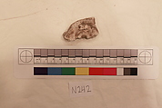 Stucco Fragment, Stucco; carved