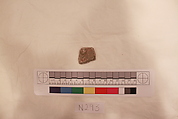 Stucco Fragment, Stucco; carved, painted (?)