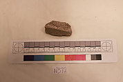 Stucco Fragment, Stucco; carved
