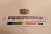 Stucco Fragment, Stucco; carved