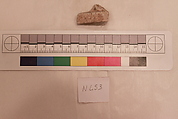Stucco Fragment, Stucco; carved