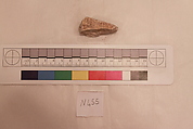 Stucco Fragment, Stucco; carved, painted