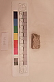 Stucco Fragment, Stucco; carved, painted