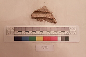 Stucco Fragment, Stucco; carved, painted