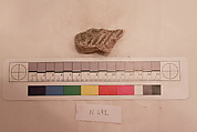 Stucco Fragment, Stucco; carved