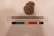 Stucco Fragment, Stucco; carved, painted