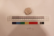 Stucco Fragment, Stucco; carved, painted