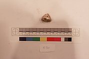 Stucco Fragment, Stucco; carved, painted