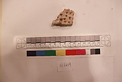 Stucco Fragment, Stucco; carved, painted