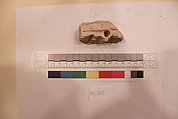 Stucco Fragment, Stucco; carved, painted