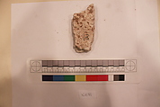 Stucco Fragment, Stucco; carved