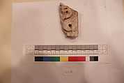 Stucco Fragment, Stucco; carved
