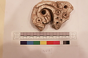 Stucco Fragment, Stucco; carved
