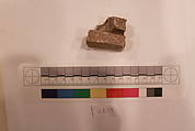 Stucco Fragment, Stucco; carved, painted (?)