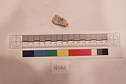 Stucco Fragment, Stucco; carved, painted