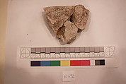 Stucco Fragment, Stucco; carved, painted