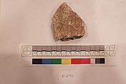 Stucco Fragment, Stucco; carved