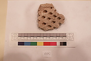 Stucco Fragment, Stucco; carved