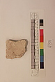 Stucco Fragment, Stucco; carved, painted