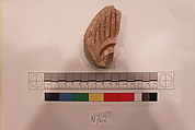 Stucco Fragment, Stucco; carved