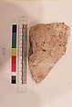 Stucco Fragment, Stucco; carved, painted