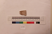 Stucco Fragment, Stucco; carved, painted (?)
