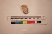Stucco Fragment, Stucco; carved, painted (?)