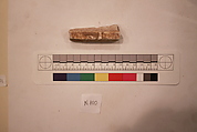 Stucco Fragment, Stucco; carved, painted
