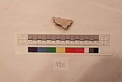 Stucco Fragment, Stucco; carved, painted