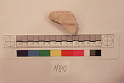 Stucco Fragment, Stucco; carved, painted