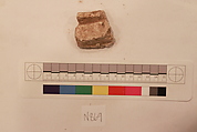 Stucco Fragment, Stucco; carved, painted
