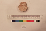 Stucco Fragment, Stucco; carved, painted